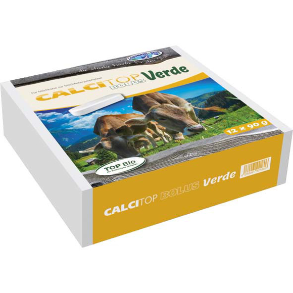 Obrazek Calcitop Verde – Bio Calcium Bolus- na gorączkę mleczną (12szt.)